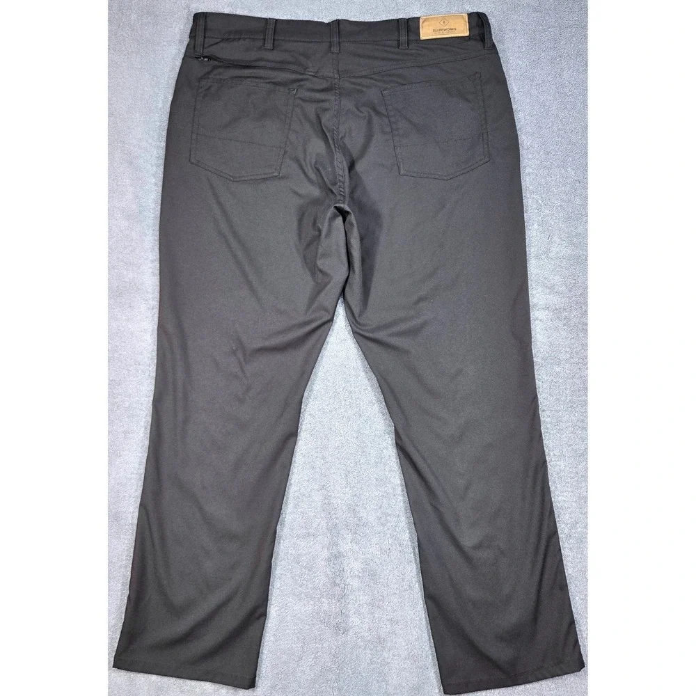 Bluffworks Ascender Pants Men 38x30 Gray Excellent Regular Fit Travel BL-BW107